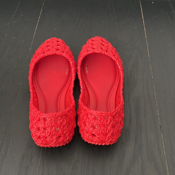 Mini Melissa campana ballet flat in red size 1 - Picture 6 of 12